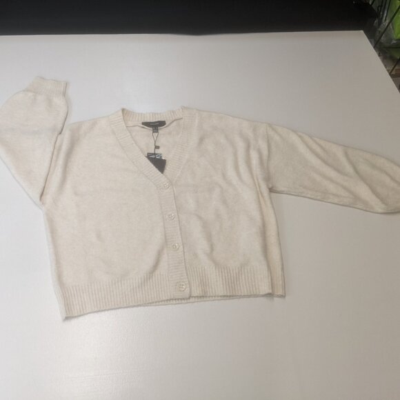 NWT Vero Moda Size Large Cream Colored Cardigan - Picture 1 of 16